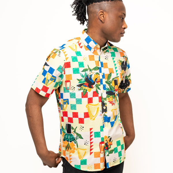 Guinness Toucan Hawaiian Beach Shirt