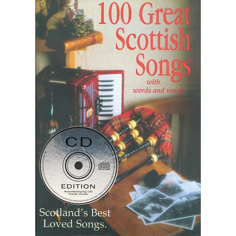 100 Great Scottish Songs | Book and CD - The Celtic Gift Store - Music and Gifts