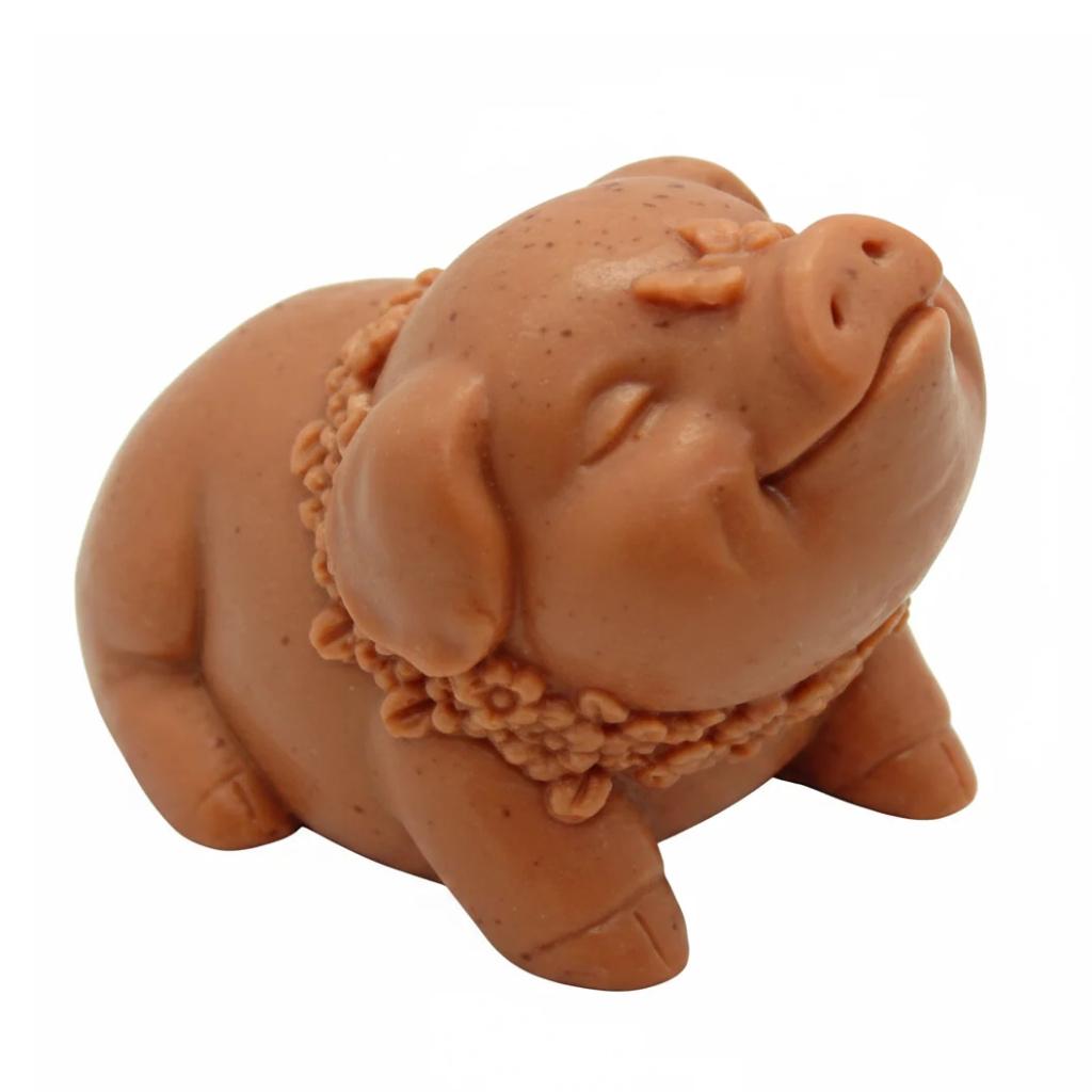 12 Quail Farm Pig Soap - Pink