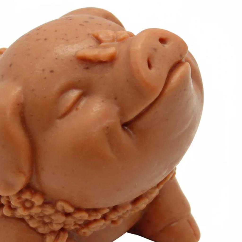 12 Quail Farm Pig Soap - Pink