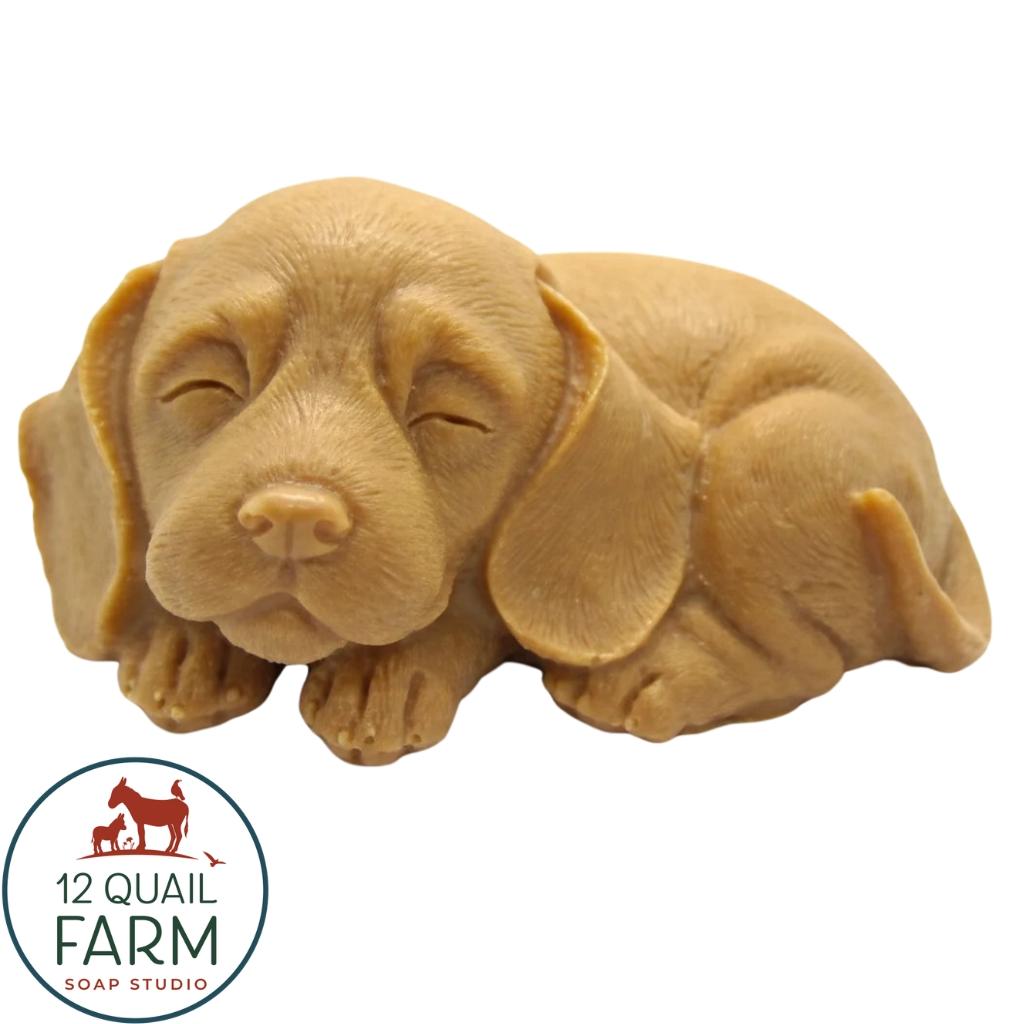 12 Quail Farm Puppy Dog Soap- Hazel