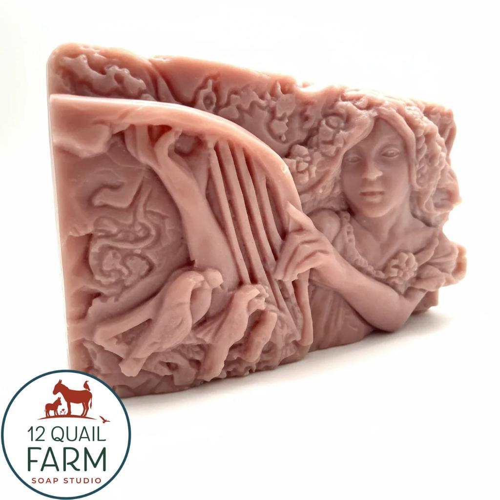 12 Quail Farm Rose of Tralee Soap- Pink