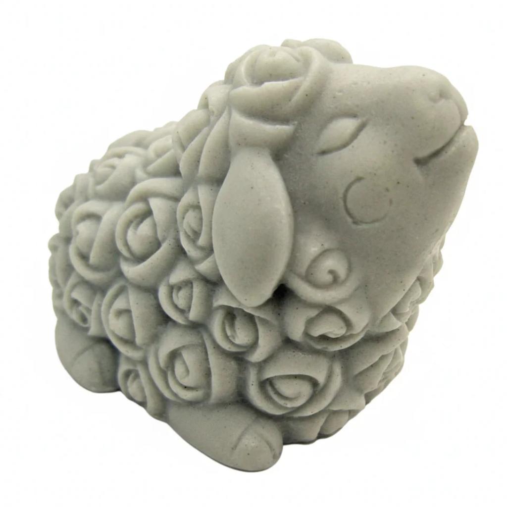 12 Quail Farm Sheep Soap- Grey