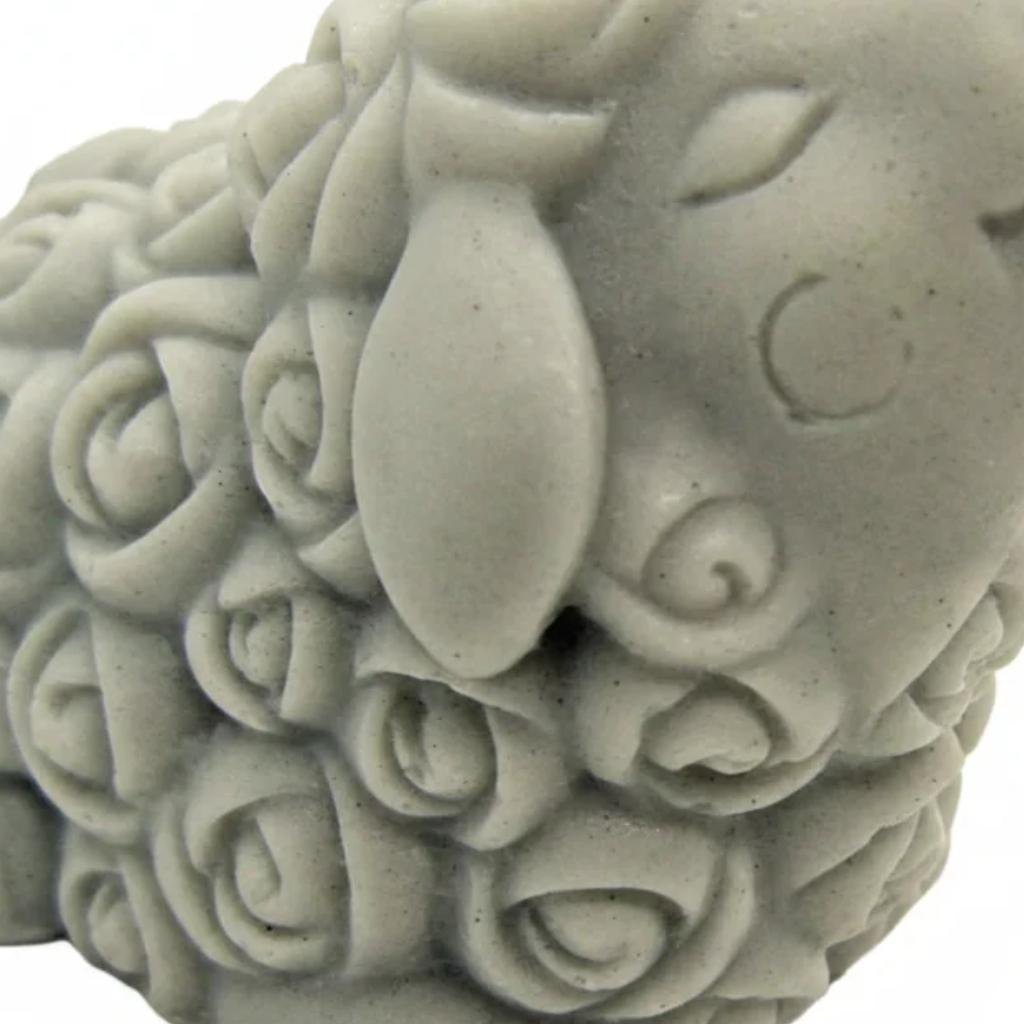 12 Quail Farm Sheep Soap- Grey
