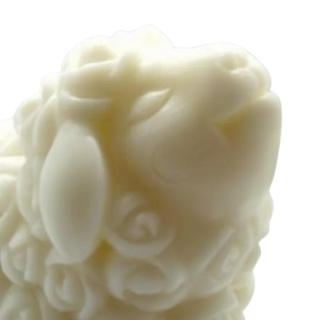 12 Quail Farm Sheep Soap- White
