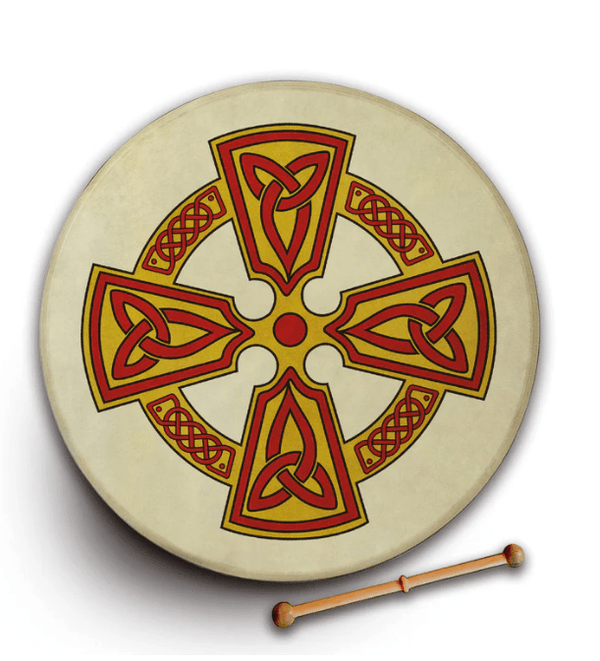 15" Bodhrán Pack - Kilkenny Celtic Cross Design - The Celtic Gift Store - Gift