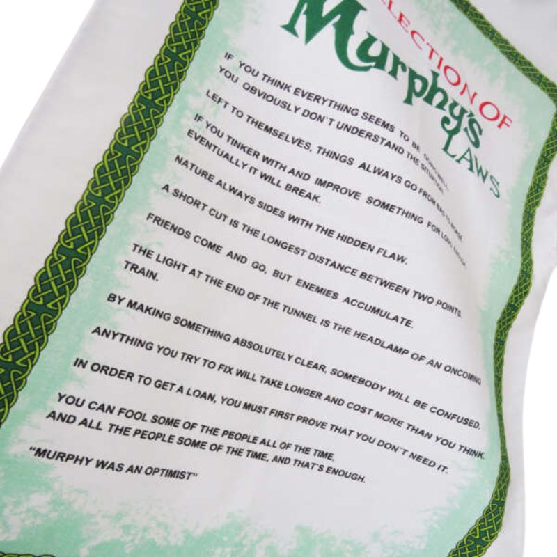 Samuel Lamont Murphy's Law Tea Towel