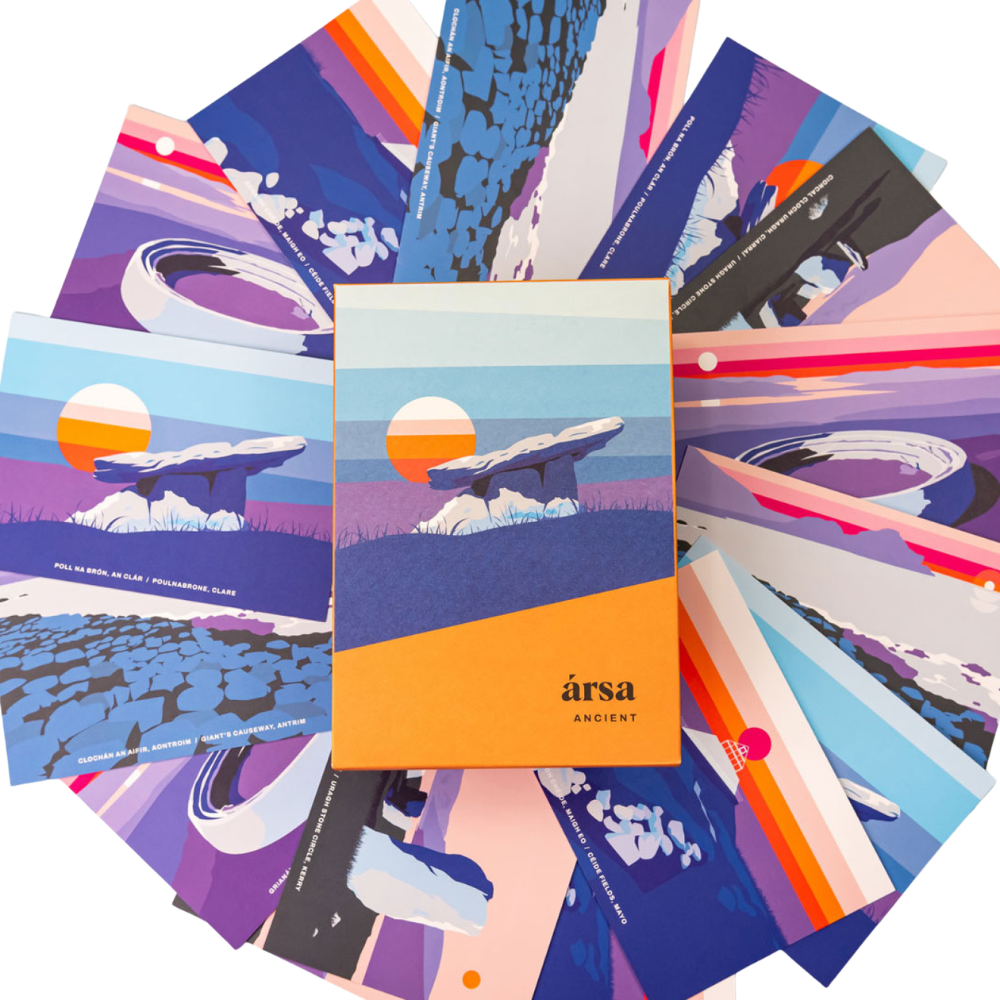 Pawpear Ancient Irish Monuments Thank You Card Set