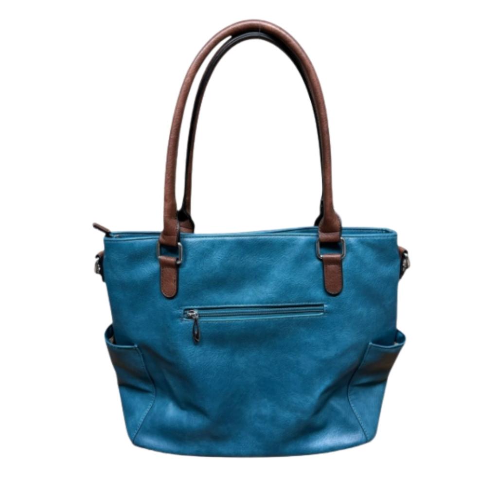 Shamrock Buckle Tote Bag - Hunter Green