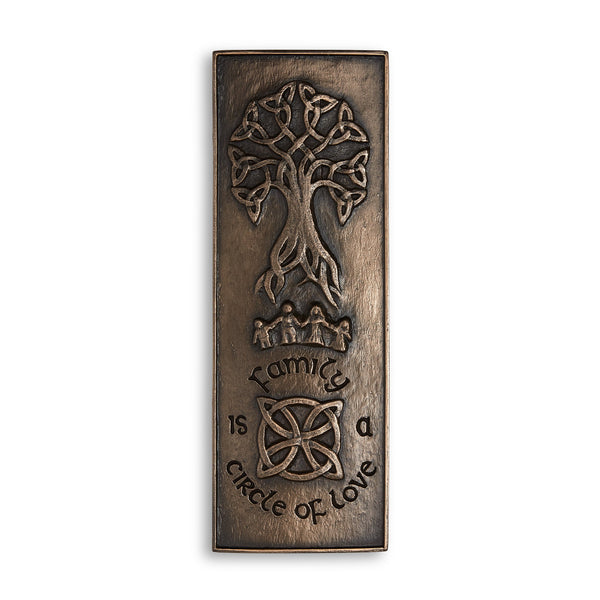 The Family Gathering Bronze Wall Plaque