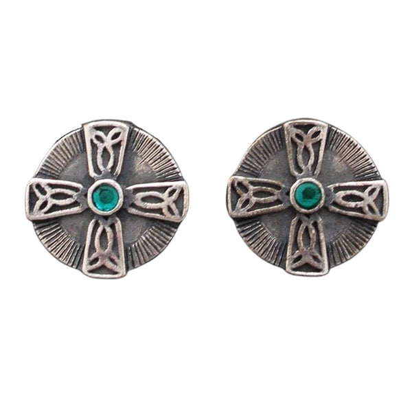 Pewter Celtic Cross Cuff Links