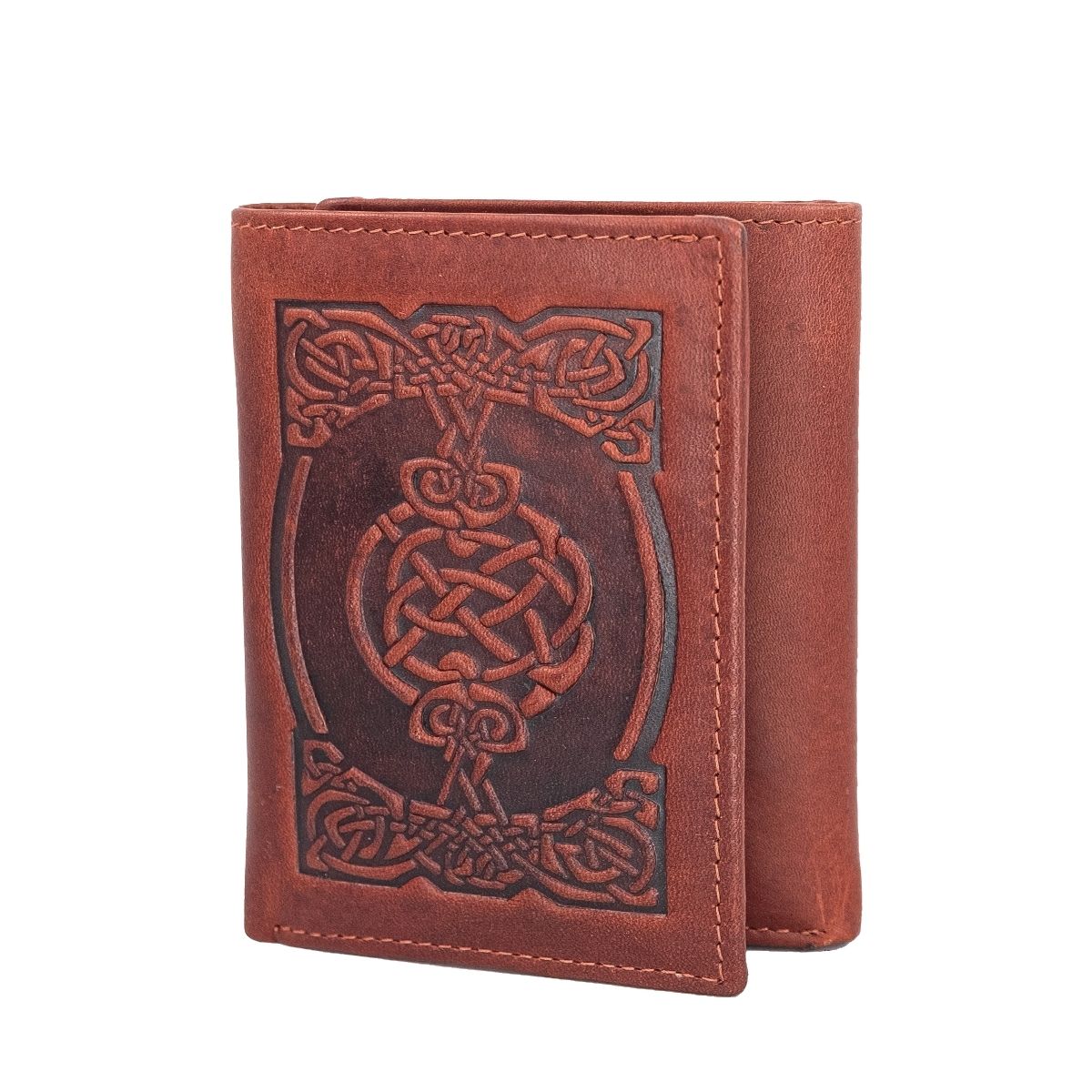 Lee River Sean Leather Tri-Fold Wallet