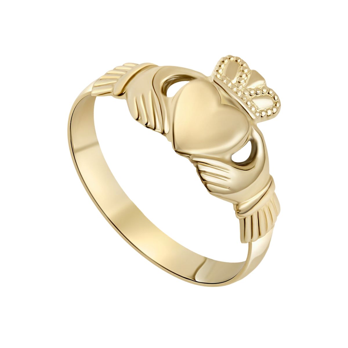 10k Gold Ladies Claddagh Ring