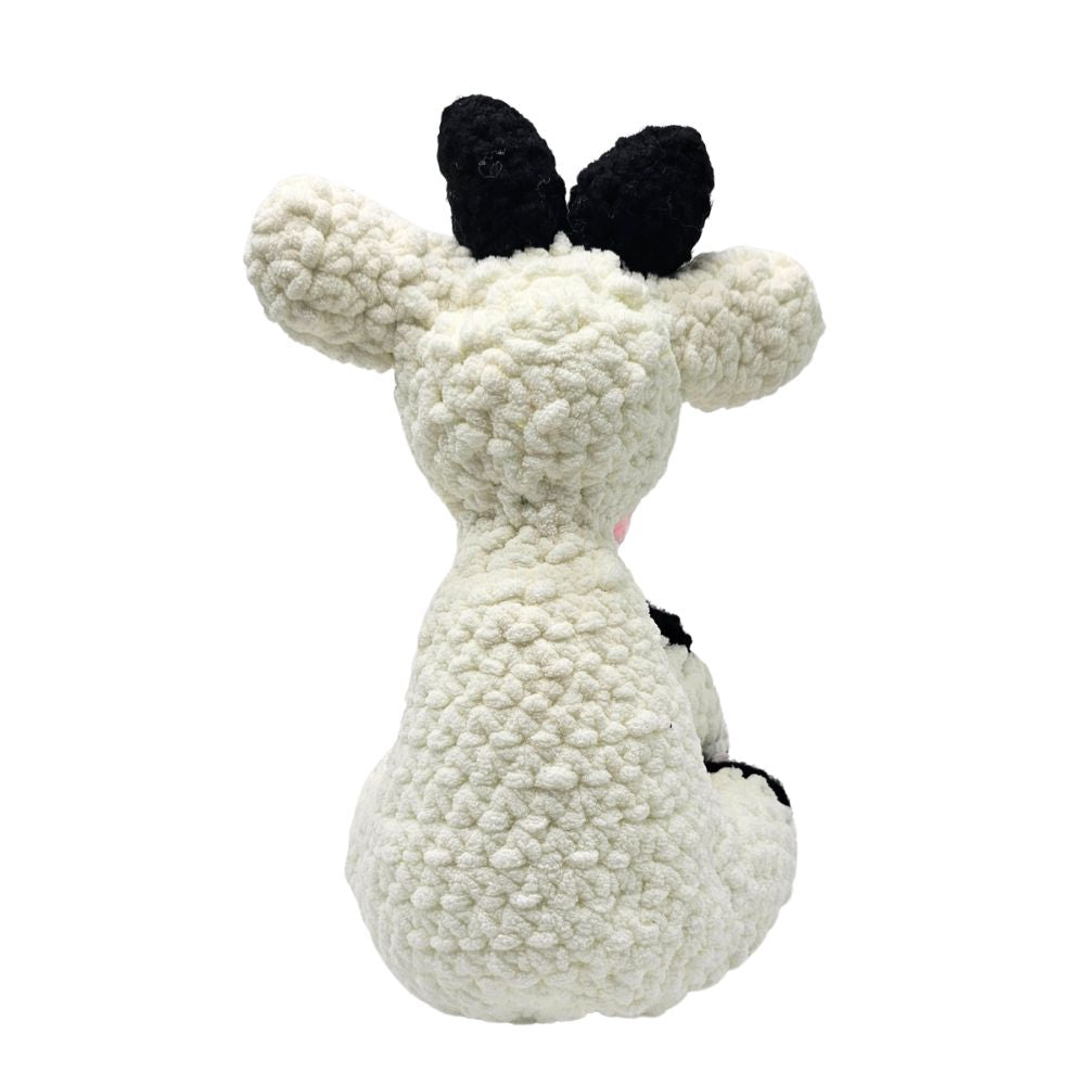 Wonky Woolins Crocheted Cow Stuffed Animal