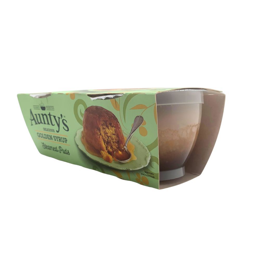 Aunty's Golden Syrup Pudding- 2 Pack - The Celtic Gift Store - Food - Gifts