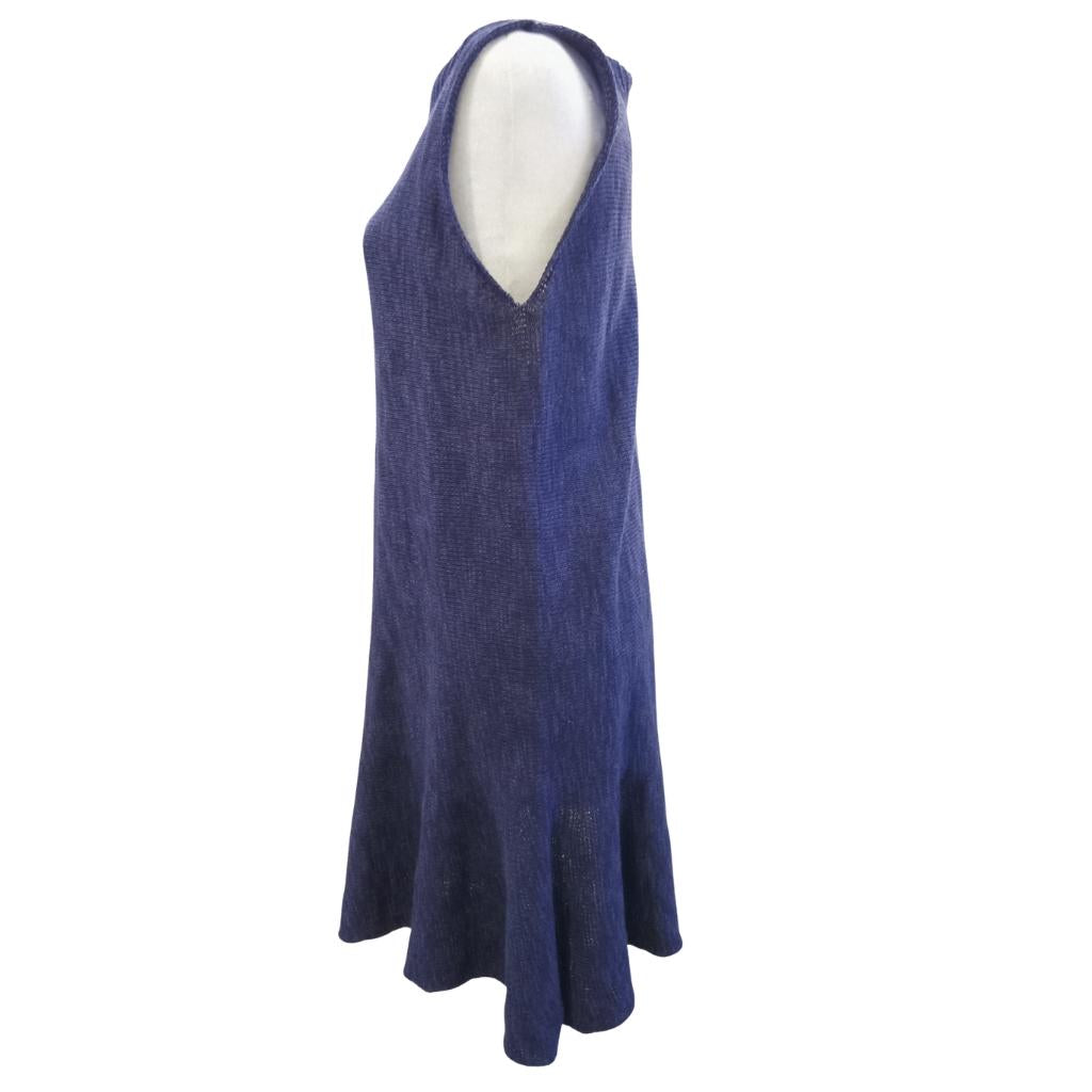 Bill Baber Long Sally Dress - Navy