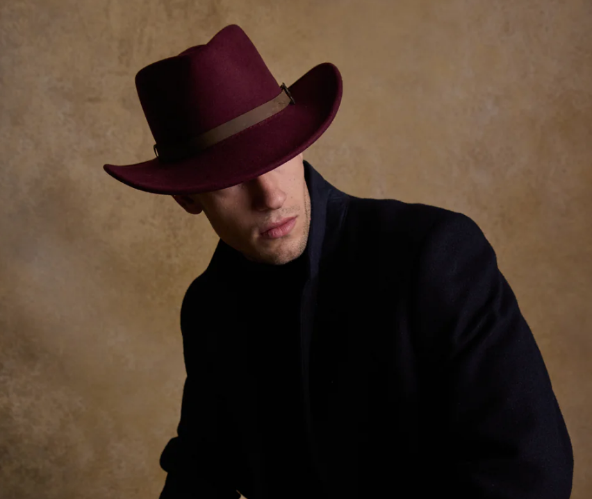 Jack Murphy Boston Hat - Burgundy