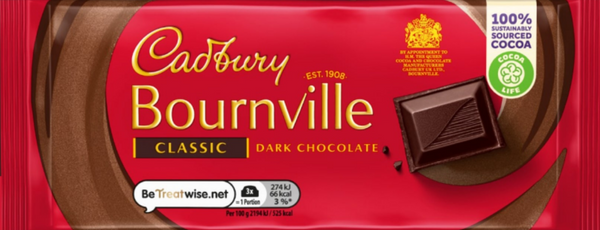 Cadbury Bournville Dark Chocolate- 100g