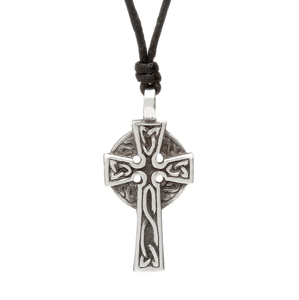 Celtic Legends Pewter Celtic Cross Necklace