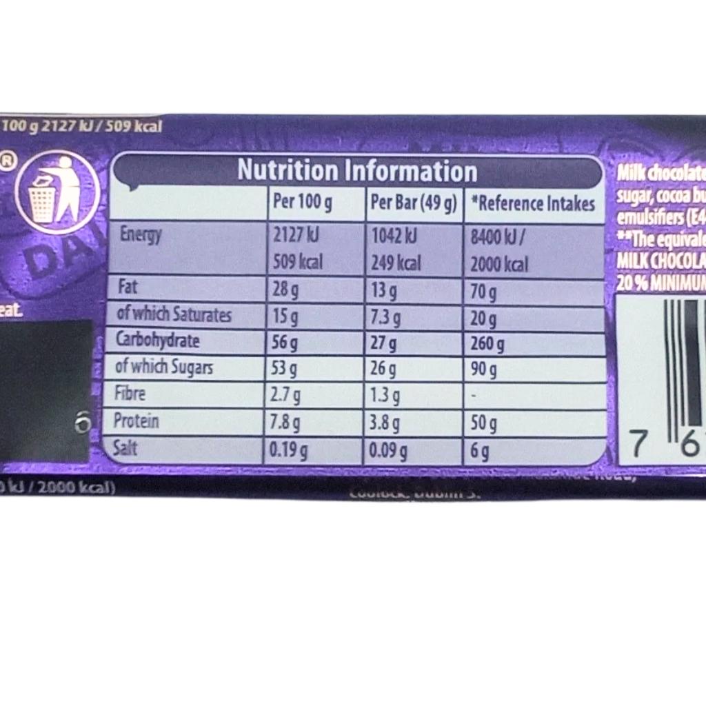 Cadbury Fruit and Nut- 49g