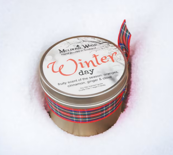 Mulderie Wood Winter Day Candle