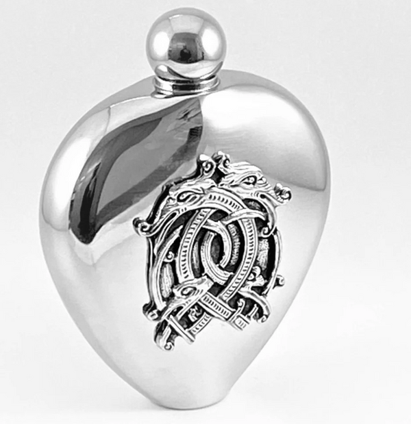Celtic Pewter Whiskey Flask