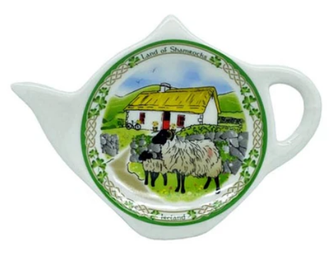 Land of Shamrocks Cottage tea Bag Holder