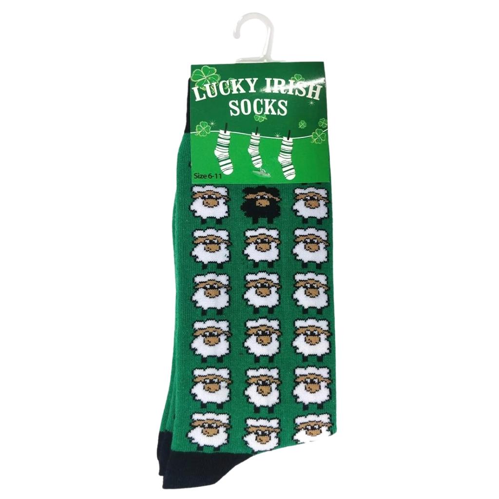 Emerald/ Black Sheep Adult Socks