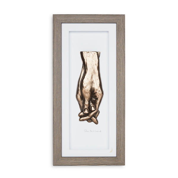 Take This Hand Framed Bronze Wall Plaque