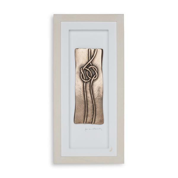 For an Eternity Framed Bronze Wall Plaque