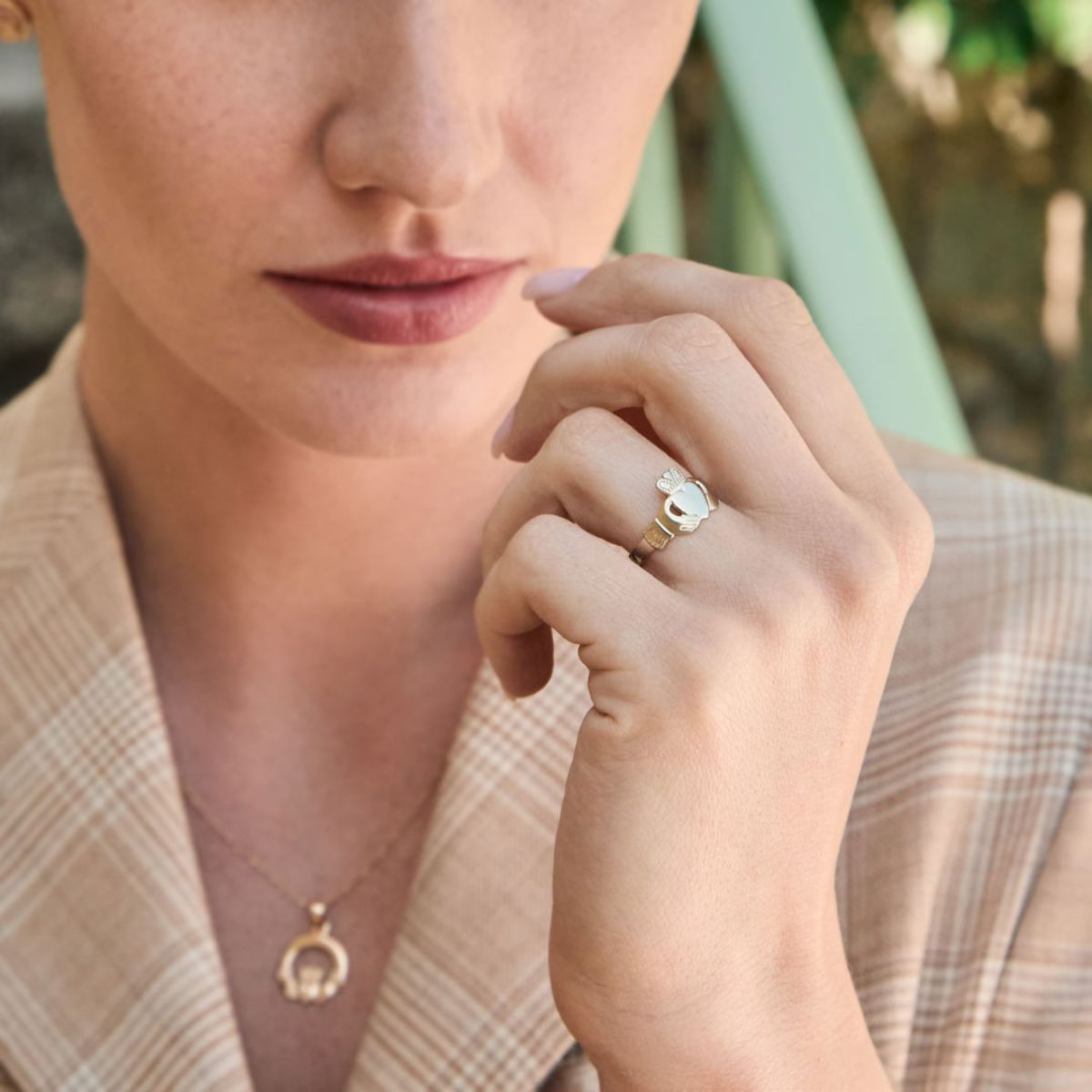10k Gold Ladies Claddagh Ring
