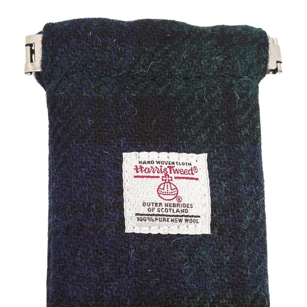 Glen Appin Blackwatch Tartan Harris Tweed Glasses Case