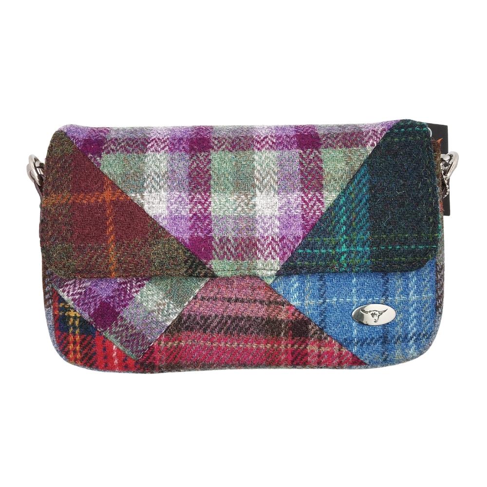 Glen Appin Small Patchwork Harris Tweed Bag - 'Clunie'