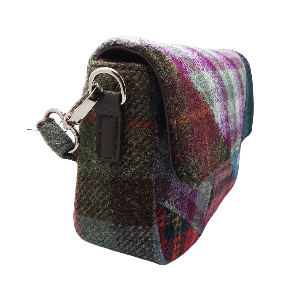 Glen Appin Small Patchwork Harris Tweed Bag - 'Clunie'
