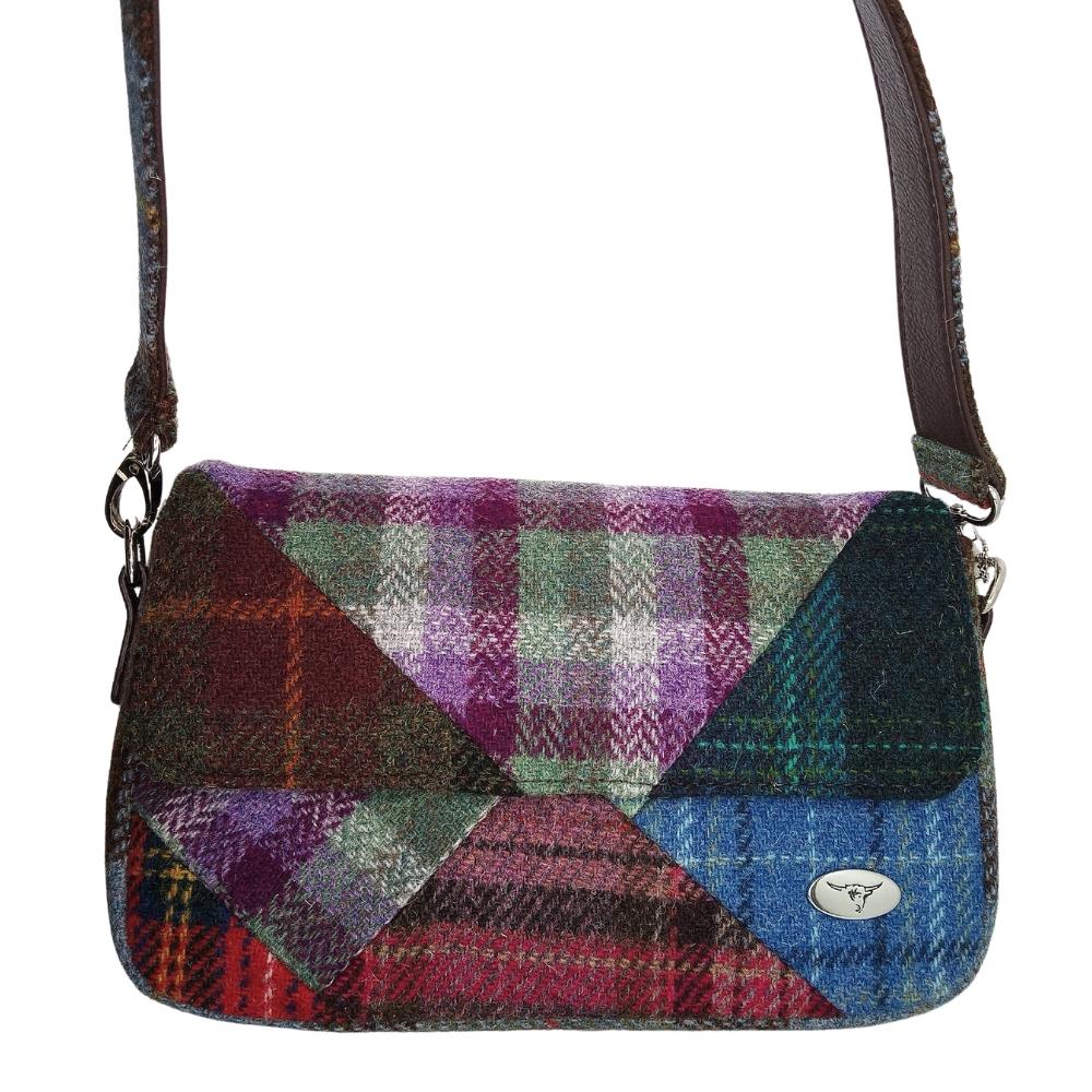 Glen Appin Small Patchwork Harris Tweed Bag - 'Clunie'