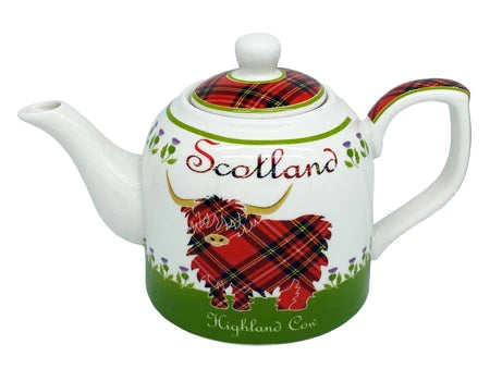 Scottish Highland Cow Teapot