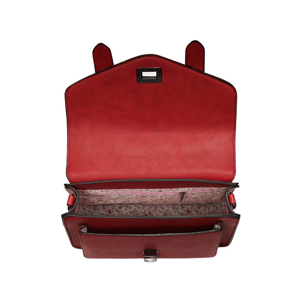 Islander Harris Tweed Medium Satchel 'Royal Stewart Tartan'