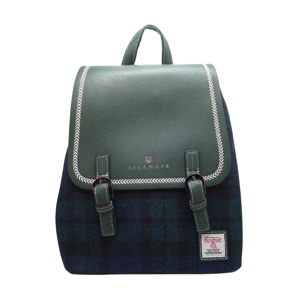 Islander Harris Tweed The Jura Backpack 'Black Watch Tartan'