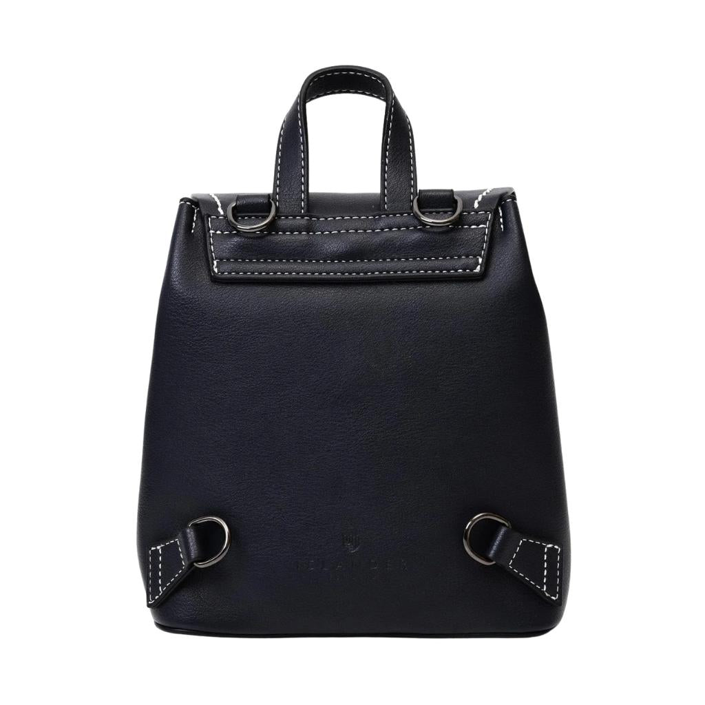 Islander Harris Tweed The Mini Jura Backpack 'Black Herringbone'