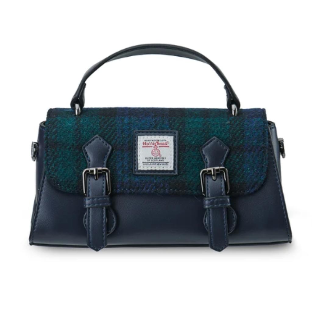 Islander Harris Tweed The Victoria Satchel 'Black Watch'