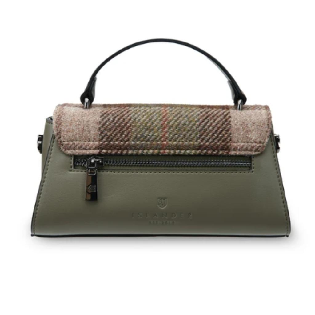 Islander Harris Tweed The Victoria Satchel 'Chestnut Tartan'