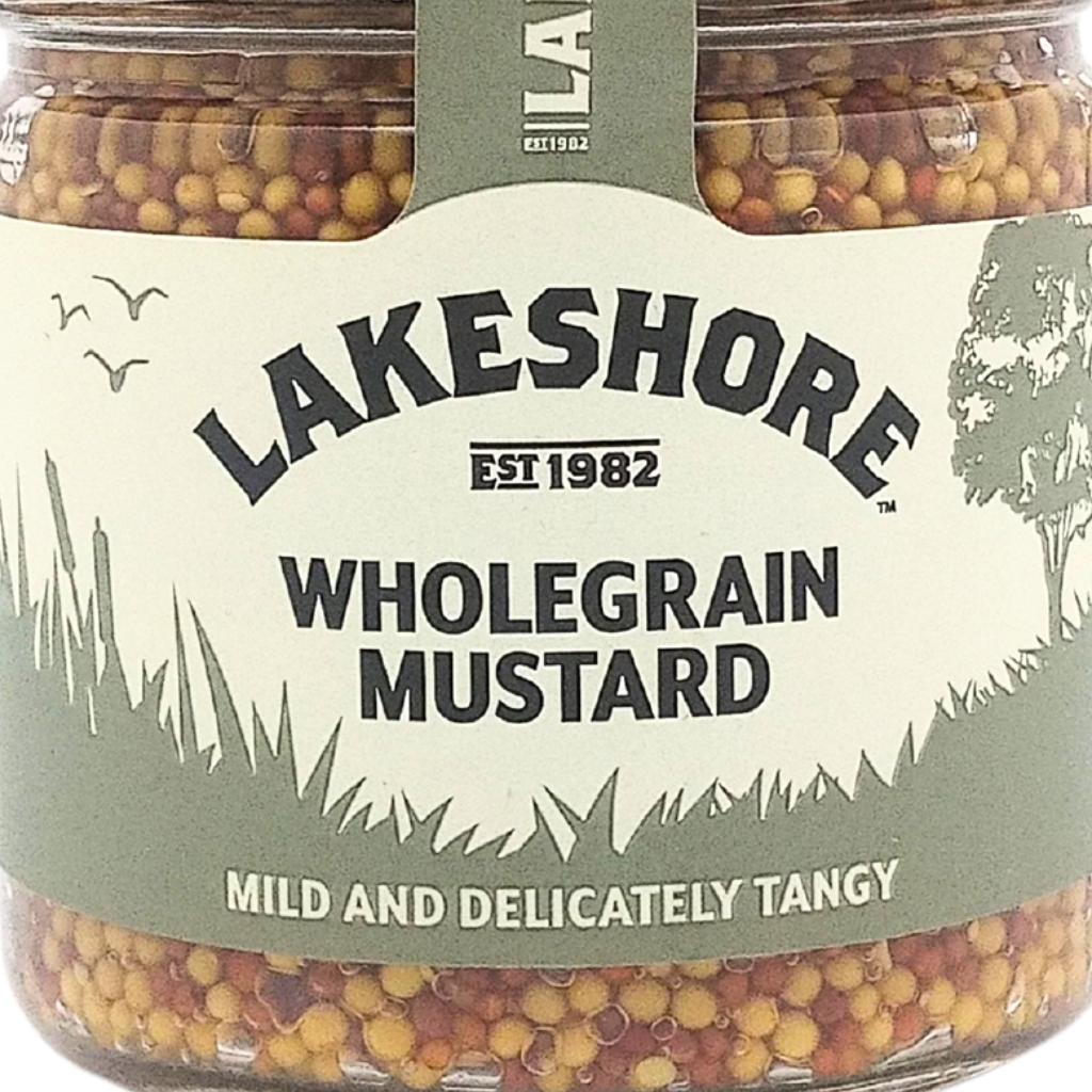 Lakeshore Plain Wholegrain Mustard - 205g