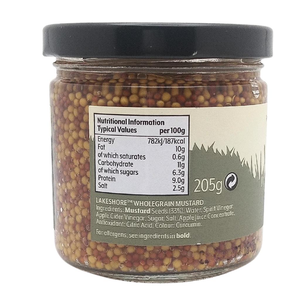 Lakeshore Plain Wholegrain Mustard - 205g