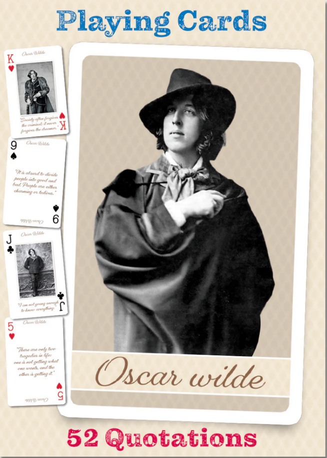 Oscar Wilde Playing Cards