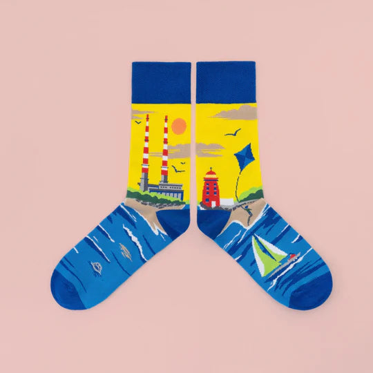 Irish Landmark Socks- Poolbeg