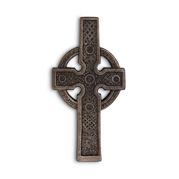 Ahenny Celtic Cross Bronze Wall Plaque