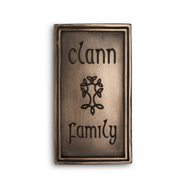 Clann Family Bronze Wall Plaque