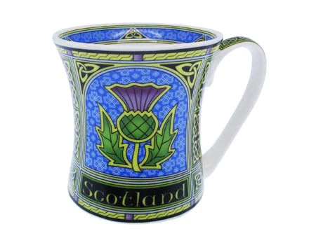 Celtic Window Scottish Thistle Mug