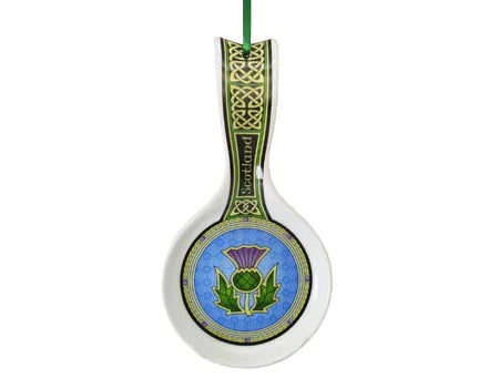 Celtic Window Scottish Thistle Spoon Rest