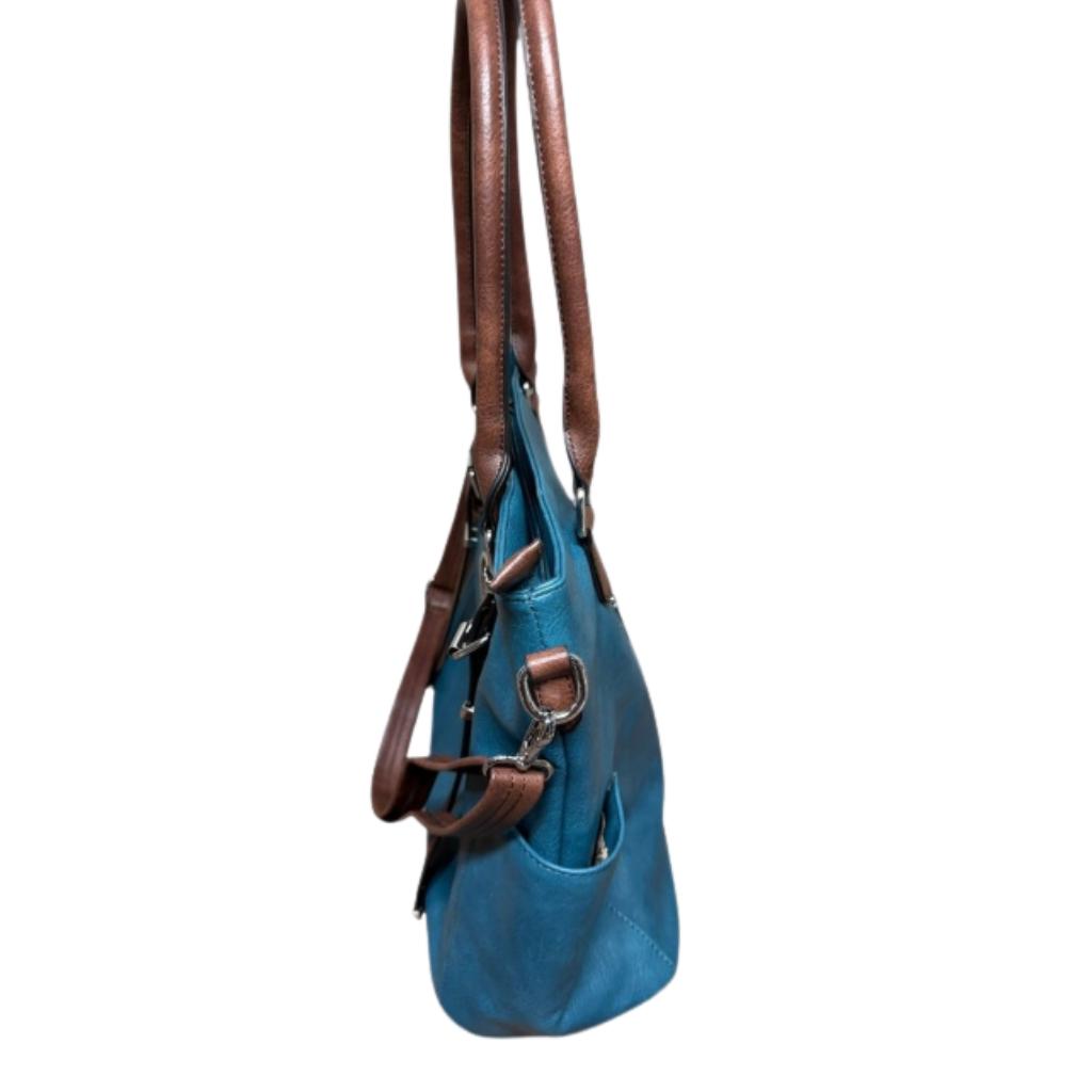 Shamrock Buckle Tote Bag - Hunter Green